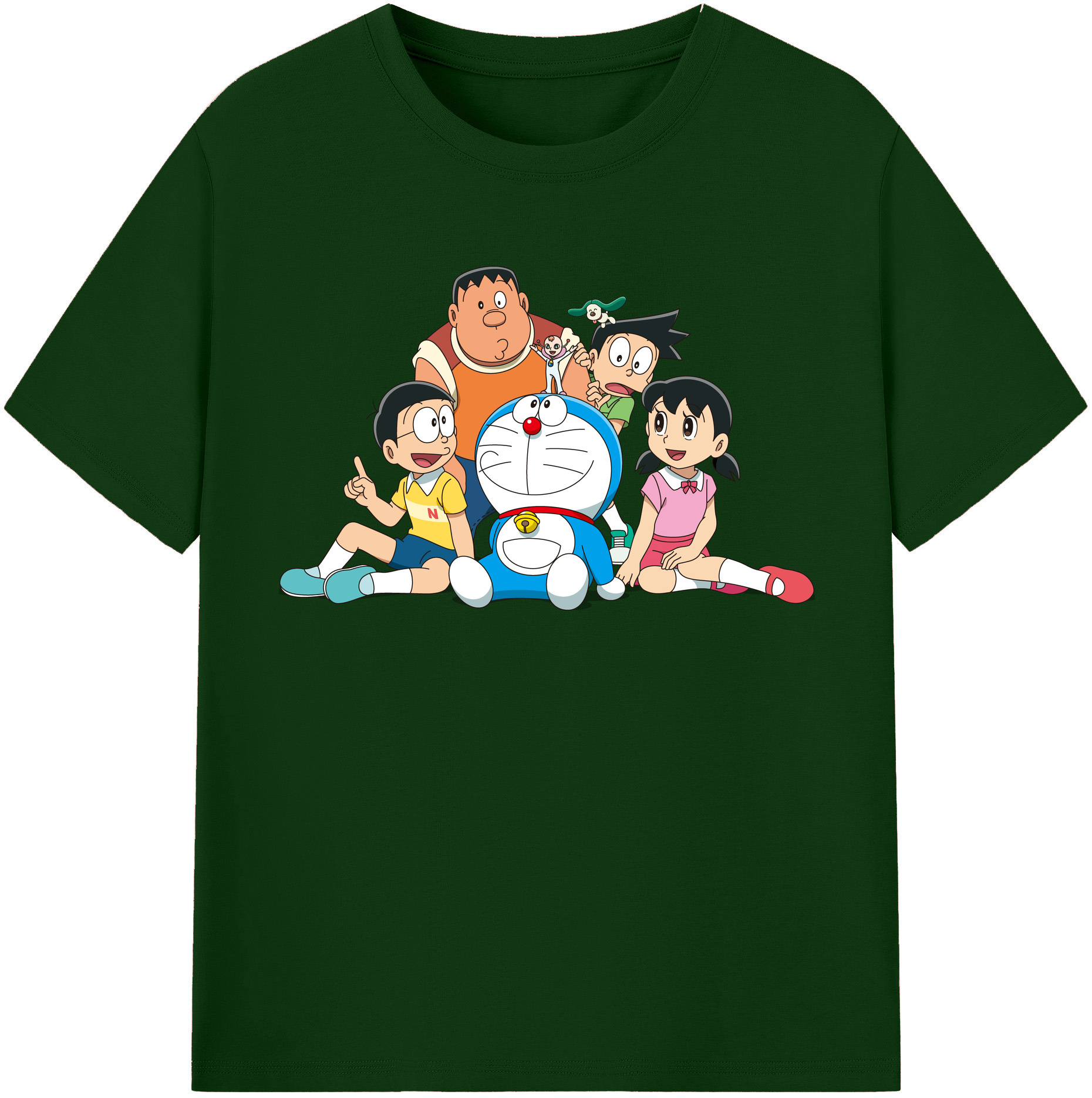 （画像用） ドラえもん Doraemon 綿100％半袖Tシャツ（フロントプリント）